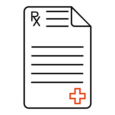 Prescription Pad Rx Medical Drug Prescription Note Treatment Document