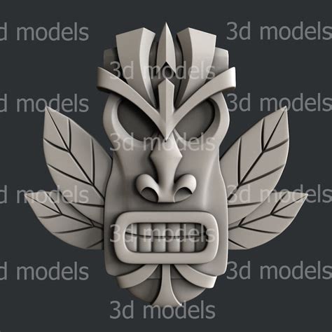 3d STL Models For CNC Router Totem Set2 Etsy