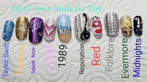 Taylor Swift Eras Nails Taylor Swift Nails Nails Inspiration Taylor