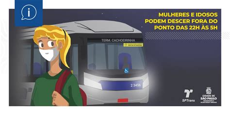 SPTrans on Twitter Você sabia que mulheres e idosos podem descer