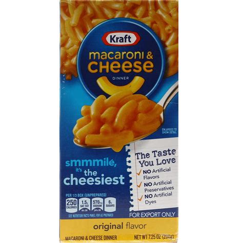 Kraft The Cheesiest Macaroni And Cheese Original Flavor 206g