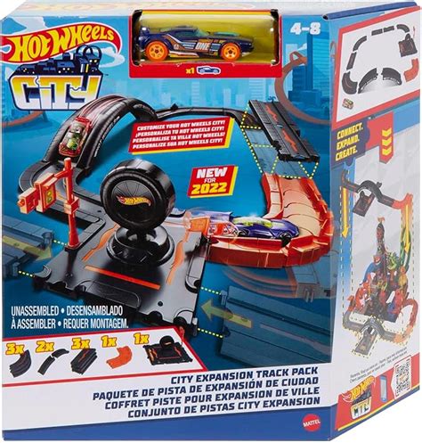 Hot Wheels City Track Pack Piece Set Includes Track Base Various Track Pieces To Build A