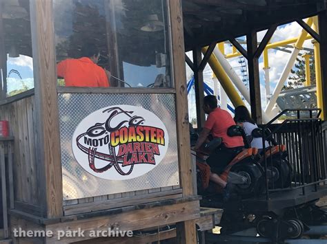 Motocoaster At Six Flags Darien Lake Theme Park Archive