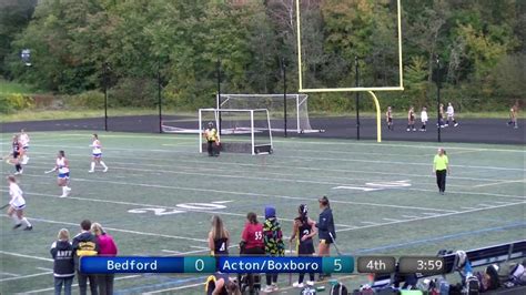 Girls Varsity Field Hockey Vs Acton Boxboro September 30 2021 Youtube