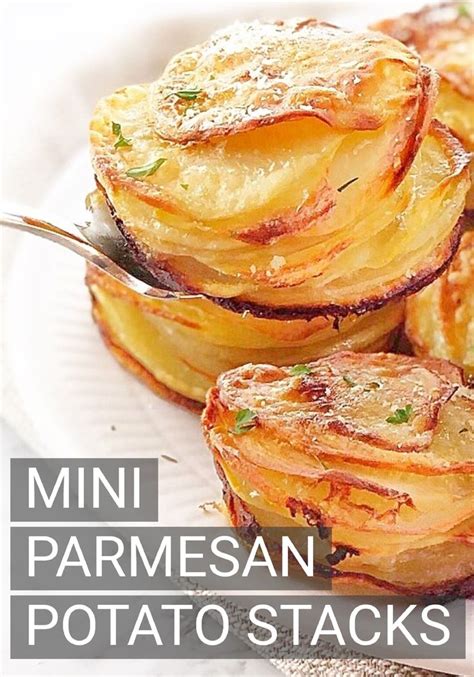 Cheesy Mini Gratin Dauphinois Potato Stacks Chef Not Required