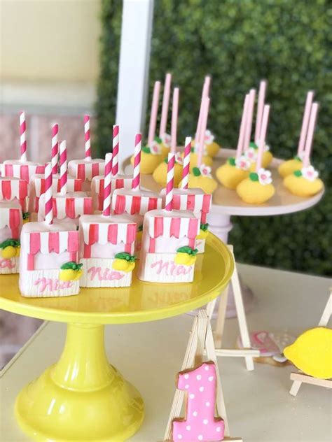 Lemonade Birthday Party Ideas Photo 6 Of 12 Artofit