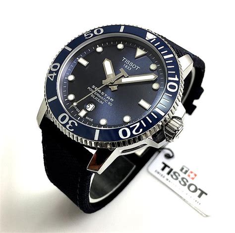 Men S Tissot Seastar Powermatic Automatic Silicium Watch