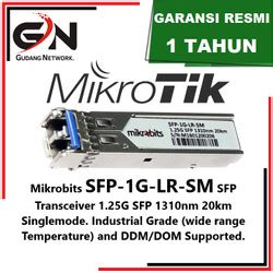 Jual Mikrotik Mikrobits Sfp G Bd Sm Km Sfp Transceiver G Bidi