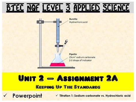 Btec Nqf L3 Applied Science Unit 2 Assignment A Titration 1