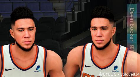 Devin Booker Cyberface And Body Model By YOLOVE814 FOR 2K21