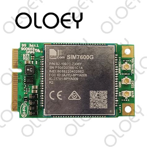 Simcom M Dulo Inal Mbrico Sim G G R Minipcie Lte Cat Placa De