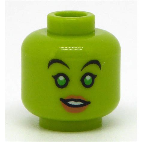 LEGO Hera Syndulla Minifigure Head Recessed Solid Stud 3626 18458