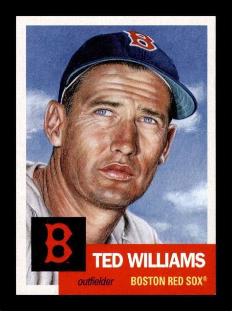 Topps Living Set Ted Williams Boston Red Sox Ebay