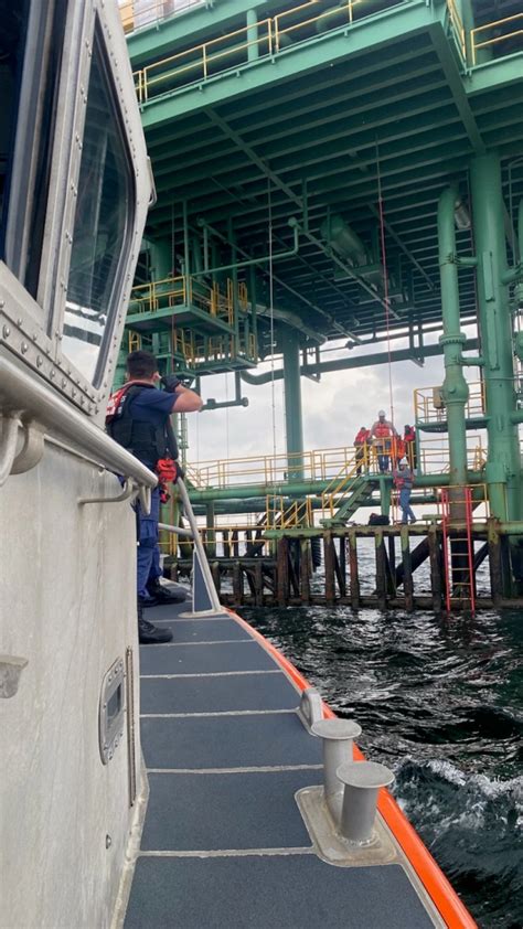 Coast Guard Rescues 3 Men From Sinking Boat Off Freeport Coast Cw39