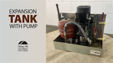 Used Diaphragm Expansion Tank With Pump For Sale At Steep Hill