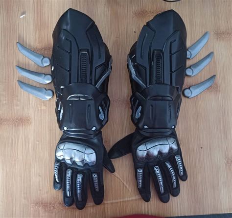 Batman Arkham Knight Gauntlets Gloves Etsy