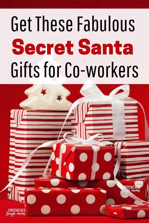 Fun Secret Santa Gifts for Co-Workers - Empowered Single Moms