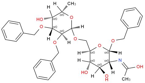 Benzyl 2 Acetamido 2 Deoxy 6 O 23 Di O Benzyl L Fucopyranosyl Alpha