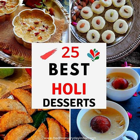 15 Easy Holi Sweet Recipes Collection Of Hoili Madhus Everyday Indian