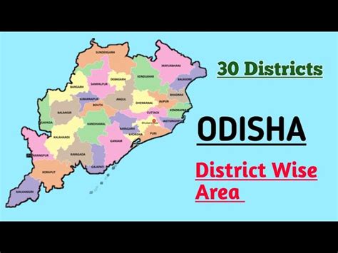 30 Districts Of Odisha Odisha Map Districts Name In Odia 45 Off