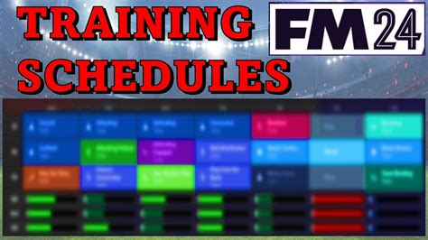 How I Set Up Training Schedules In Fm Preseason Game Week