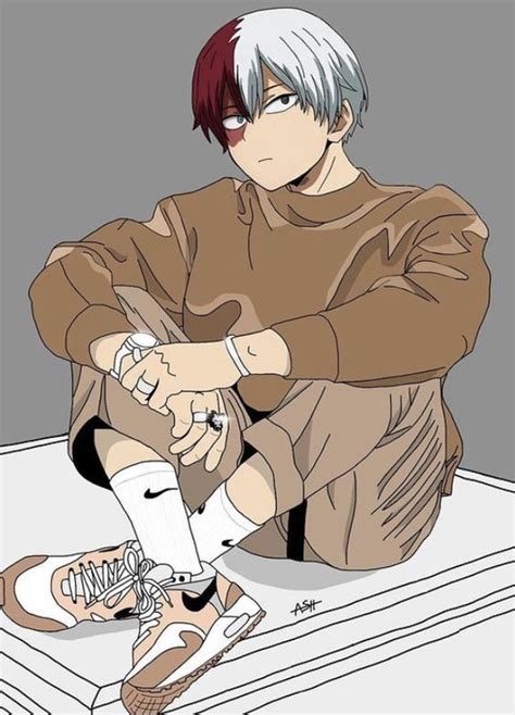 AulÃo Como Desenhar Todoroki De Boku No Hero Em 2022 Caras Bonitos Anime Personagens De