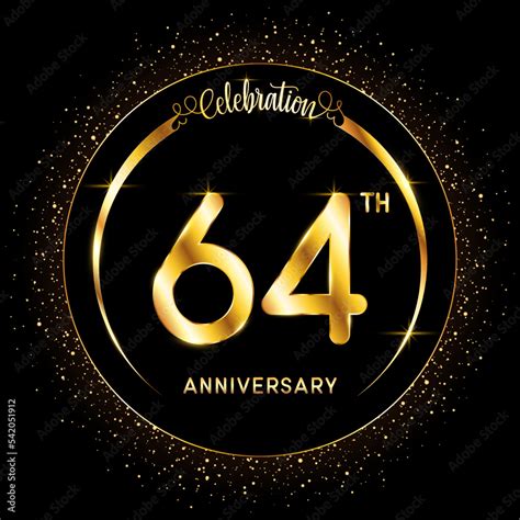 64th Anniversary Perfect Logo Design To Celebrate Anniversary With