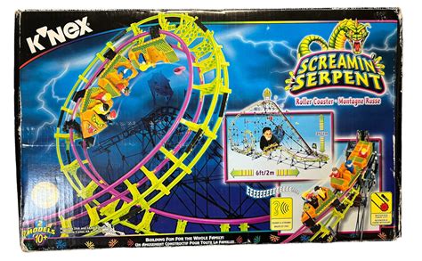 Vintage K Nex Screaming Screamin Serpent Roller Coaster