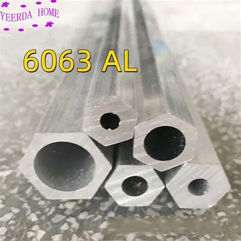 New Hexagonal Aluminum Tube Al Hexagonal Tubing Diy Model Material