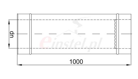 Rura Izolowana 1000 Mm Ocynkowana Wentylacyjna Id 999 Einstel Pl