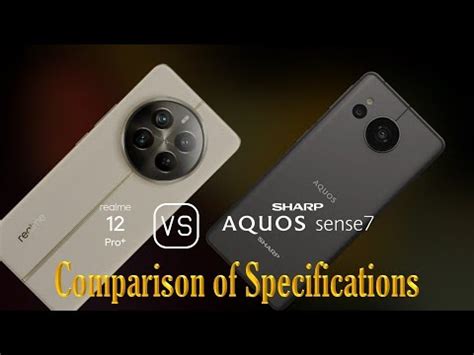 Realme Pro Vs Sharp Aquos Sense A Comparison Of Specifications