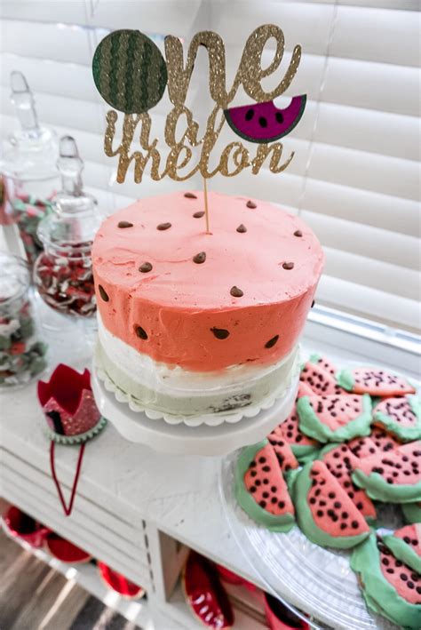 One In A Melon First Birthday Party The Samantha Show A Cleveland Life Style Blog