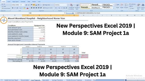 New Perspectives Excel 2019 Module 9 SAM Project 1a Newperspective