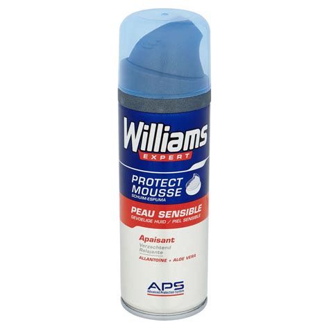 Williams Mousse à Raser Peau Sensible 200 ml Carrefour Site