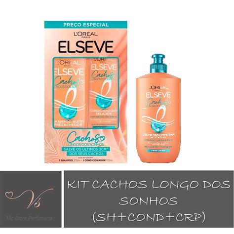 Kit Shampoo Ml Condicionador Ml Creme De Pentear Elseve