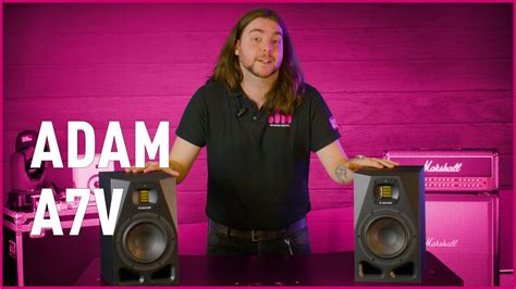 Adam Audio A V Studio Monitor Review Bax Music Youtube