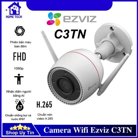 Camera Wifi Thông Minh Ezviz C3N 1080P Sử dụng công nghệ AI có màu