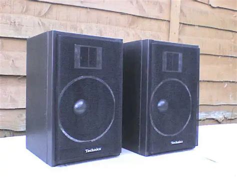 W Technics Sb F Stereo Speakers With Chromed Cone Centres Rl F