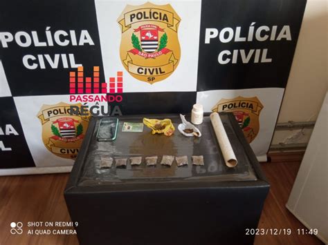 Polícia Civil Prende Em Flagrante Suspeito De Tráfico De Drogas Em