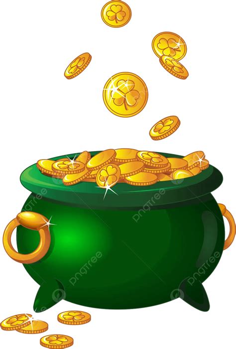 Olla De Oro En Símbolo Aislado Vector PNG En Aislado Símbolo PNG y