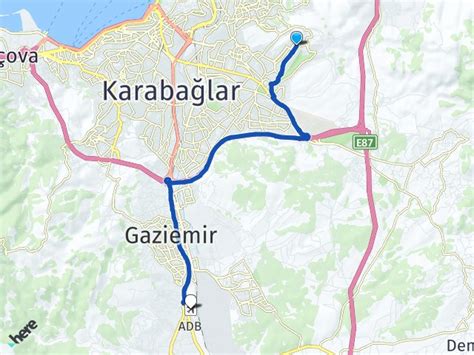 Buca Murathan Adnan Menderes Havalimanı Arası Kaç Km Yol Tarifi