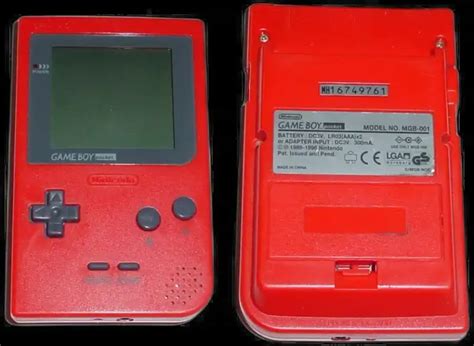 Nintendo Game Boy Pocket Red Console [NA] - Consolevariations