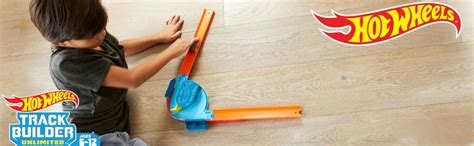 Amazon Hot Wheels Track Builder Pack Assorted Curve Kicker Pack Connecting Sets Ages 4 And