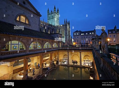 Exterior Architecture Of The Roman Bath Interactive Museum Filled