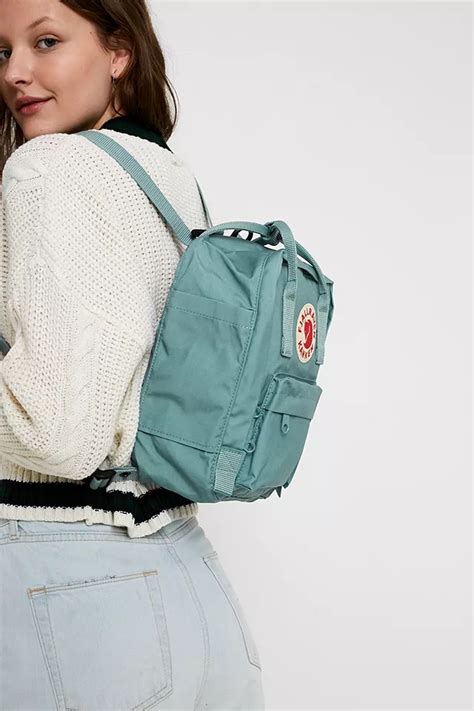 Fjallraven Kanken Sky Blue Mini Backpack Urban Outfitters Uk