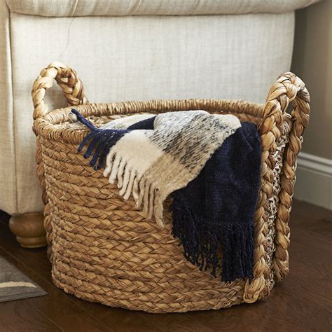 Gabin Floor Basket Woven Baskets Storage Wicker Baskets Storage