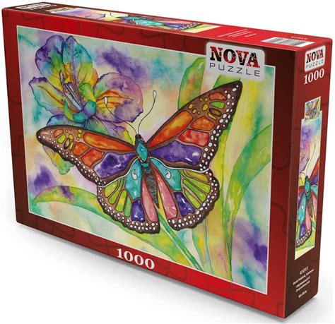 Nova Puzzle Bunter Schmetterling Teile Puzzle