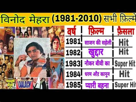 Vinod Mehra All Films Vinod Mehra Hit And Flop Movies List