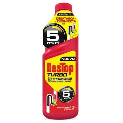 Gel Desatascador Turbo Destop 1 L Con Ofertas En Carrefour Ofertas