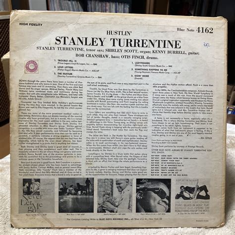 Lp Stanley Turrentine Hustlin